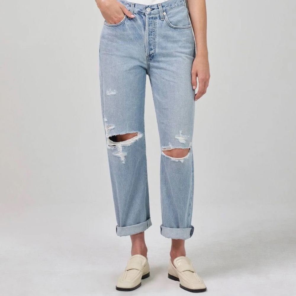 NWT Citizens of Humanity Dylan Rolled Crop Jeans in Misfit/sz 34